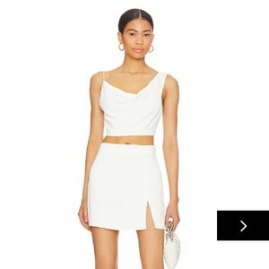 COPY - White Kylie Mini Skirt Set Size Medium (Never Worn, NWT)